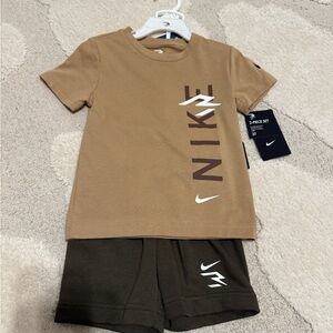 Nike Brown and Tan Kids' Outfit